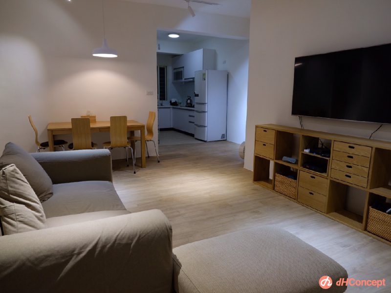 新屋15坪透過「輕裝修」打造水泥地升級木質地板大改造