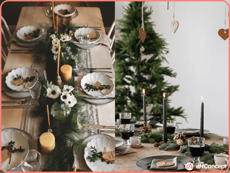不要怕麻煩！聖誕餐桌佈置簡單要素就能擁有過節儀式感！