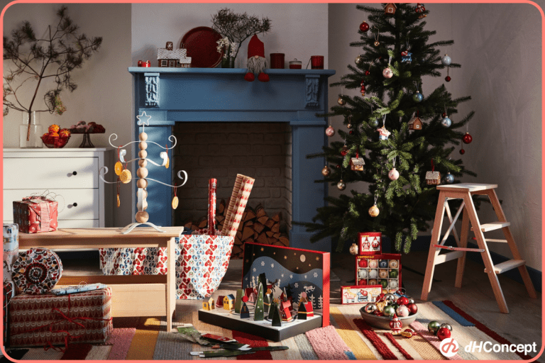 北歐傳統風格碰撞現代設計 聖誕節這樣佈置超有氛圍感！