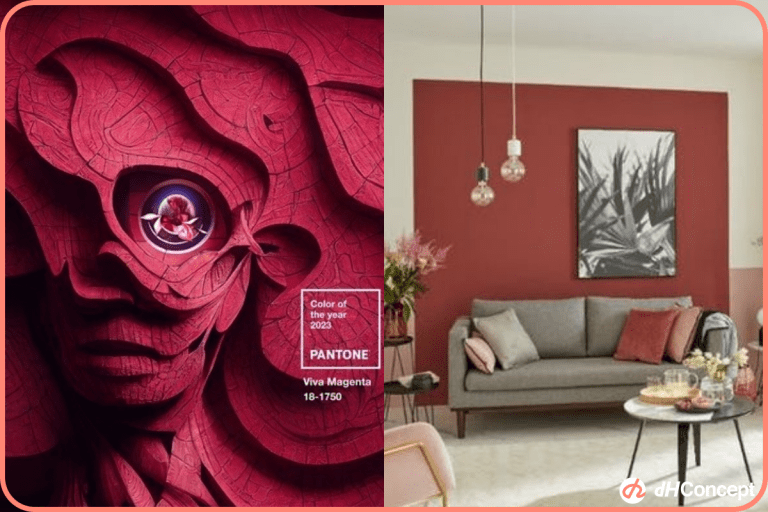 2023PANTONE代表色非凡洋紅，讓你的居家氛圍擁有振奮力量！