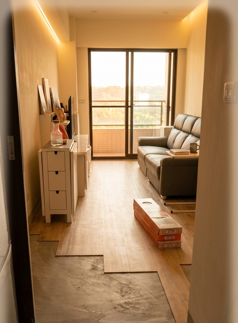 她把房東的米白房間，改成了自己的秘密王國